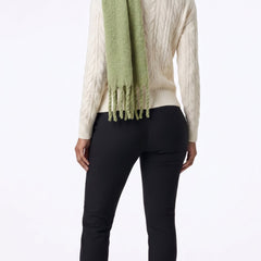 Matcha green oversized brushed scarf