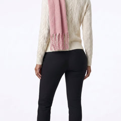Sakura pink oversized brushed scarf